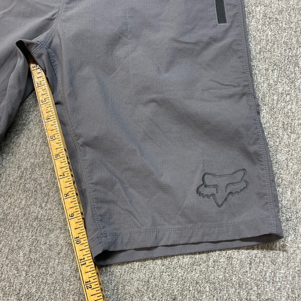 Fox Racing Ranger Mountain Bike Shorts Mens 30 Gray MTB Ripstop Zipper Pockets - Picture 8 of 12